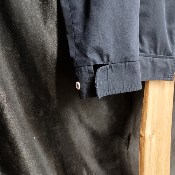 Navy blue London Fog zip up size 42 reg. Men's jacket - Picture 14 of 17